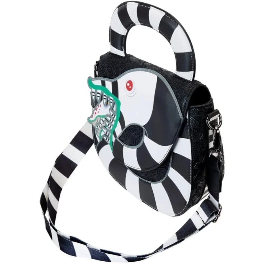Beetlejuice Sandworm Crossbody Bag Polyurethane Women’s Travel Stylish